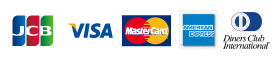 JCB VISA MasterCard AMERICANEXPRESS DinersClub
